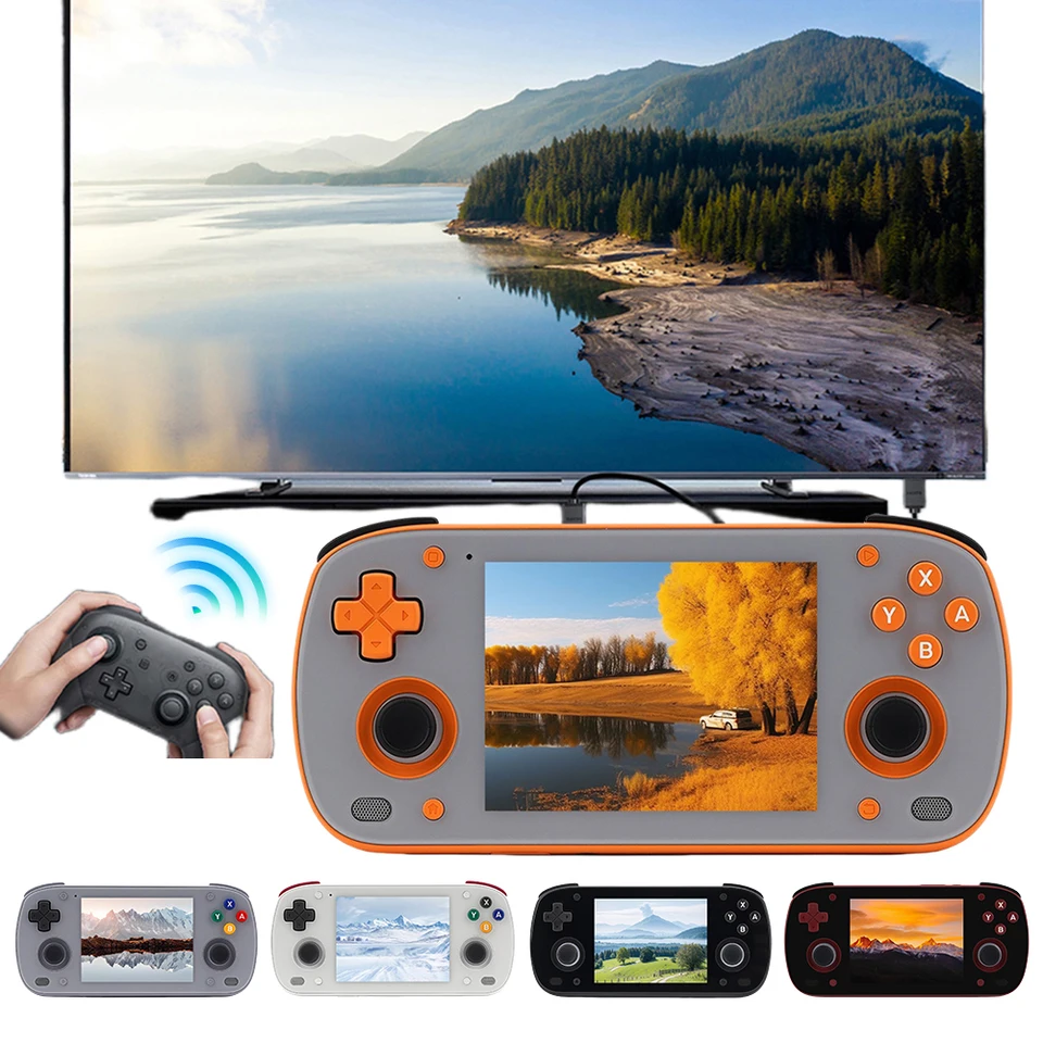 Retroid Pocket Mini Retro Randheld Game Console Android 10 3,7inch IPS OLED Prenosný video retro herný prehrávač WiFi6 BT 5.1