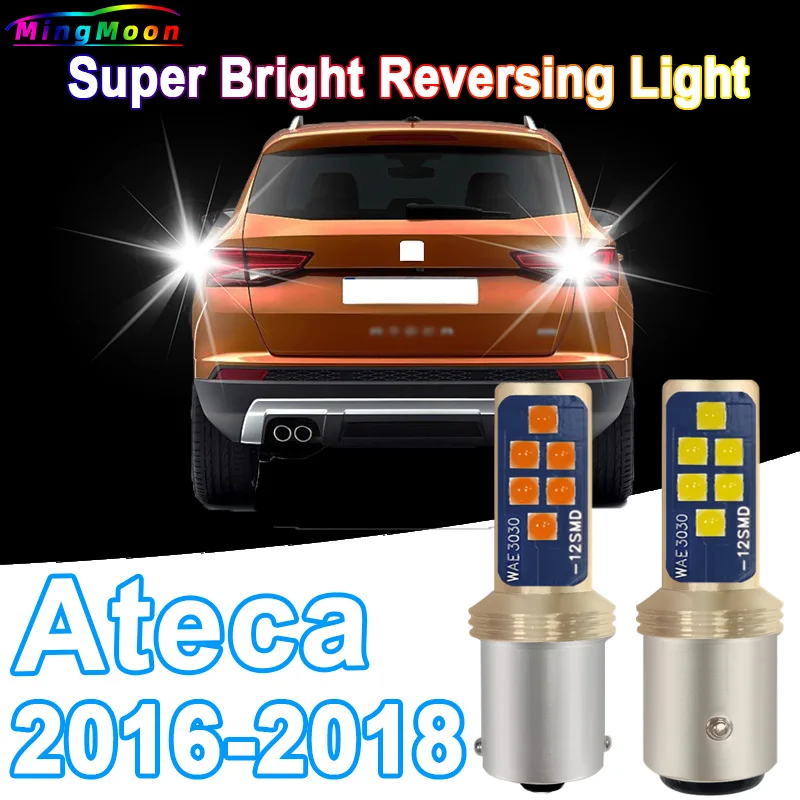 Reverzné svetlo 2ks LED záložné žiarovky pre sedadlá ATECA 2016 2017 2018