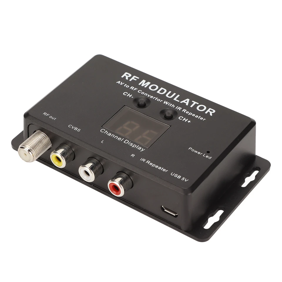 RF Modulátor Professional PAL NTSC 21 Channel AV na RF Convertor 471,25MHz na 885,25 MHz pre set horné box DVR DVD