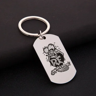 Rf myš Fink Legend Anime figures Kľúč roztomilý z nehrdzavejúcej ocele módne batohové doplnky darčeky