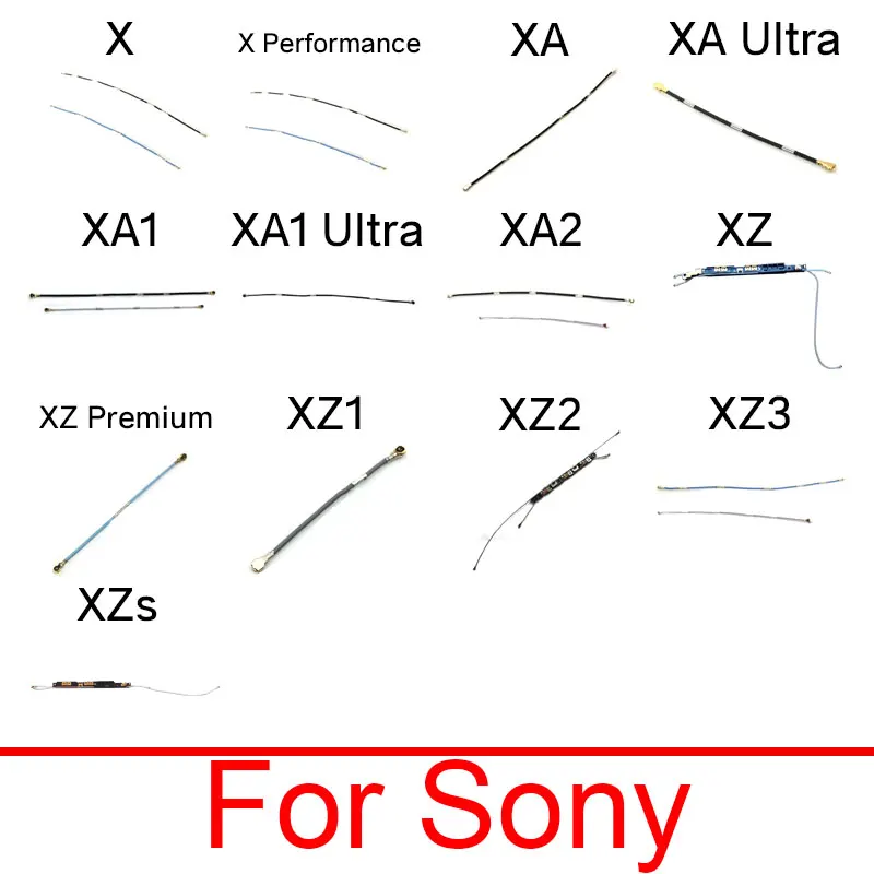 RF WIFI anténny signál Flex kábel pre Sony Xperia X XA XA1 XA2 XZ XZ1 XZ2 XZ3 XZS Premium Performance Ultra Wire Ribbon Mast