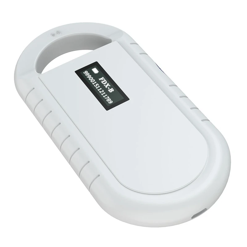 RFID Čítať PET Microchip Scanner Ručné prenosné čítačky RFID Čítanie RFID pre ISO 11784/11785, FDX-B
