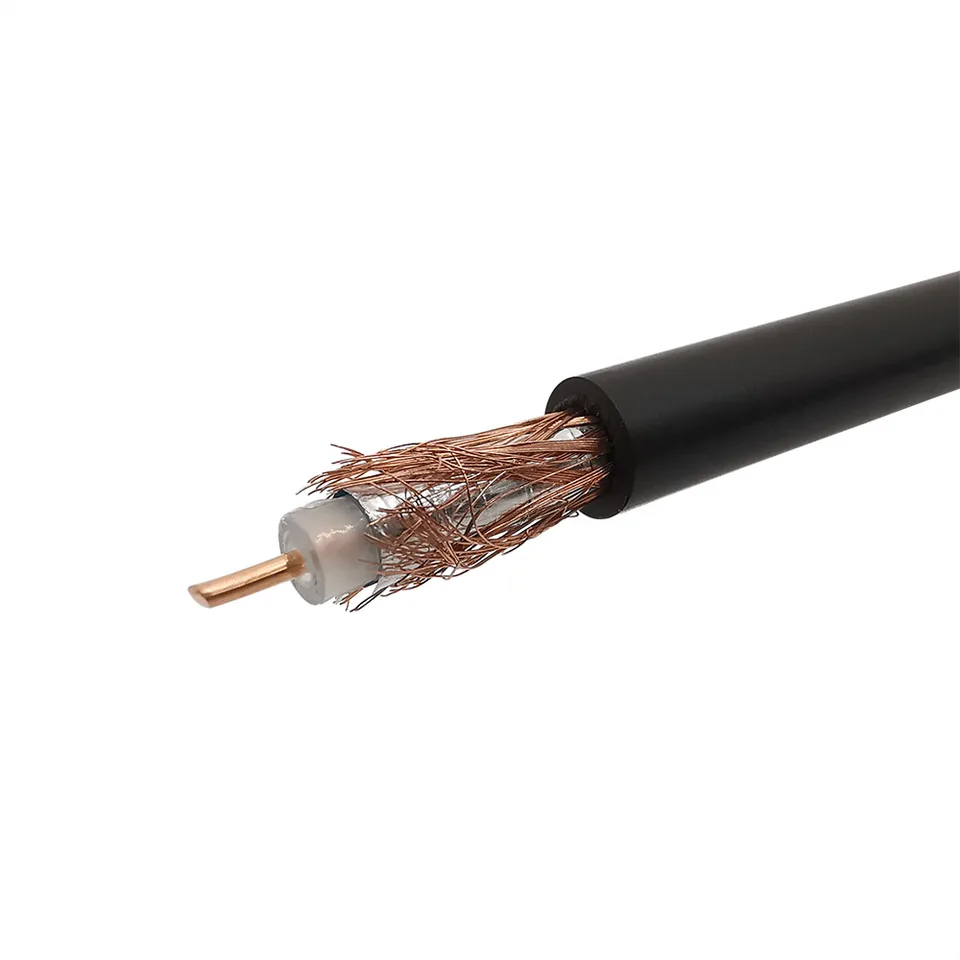 RG58 RG-58 RF koaxiálne káblové drôty 50 Ohm RG 58 50-3 Pigtail Drôtové káble 5 m 10m 15m 20 m 30 m 50 m