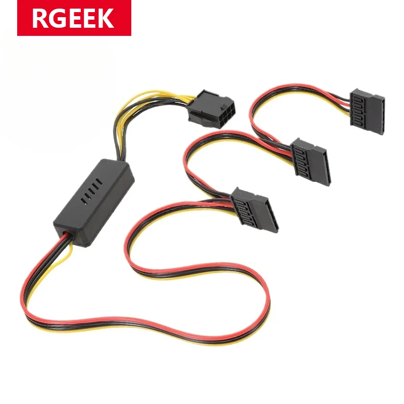 RGEEK ROZPOČTA ATX EPS 8PIN na pevný disk CPU 8PIN SATA napájací kábel kábla 12v až 5vsata s čipom regulátorov napätia