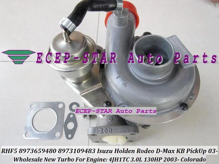 RHF5 8973659480 8973109483 8973544234 VB430093 24123A Turbo pre Isuzu pre Holden Rodeo D-Max KB Pickup Colorado 03- 4JH1TC 3.0L