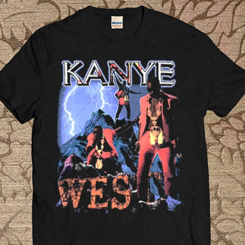 Rifzvintage Kanye West T tričko vintage rap