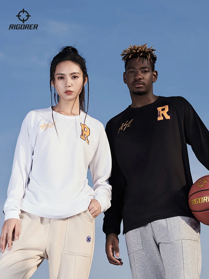 Rigorer Austin Reaves podpis okrúhly kôš Tričko zimné s dlhým rukávom Pánsky basketbal voľný mikina pre ženy