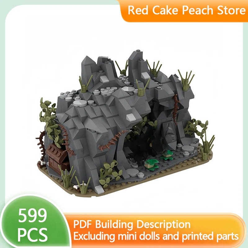Ring Movie View Model MOC Building Bricks Natural Rock Hills Modulárne technológie darčeky sviatky zostavujú detské hračky obleky