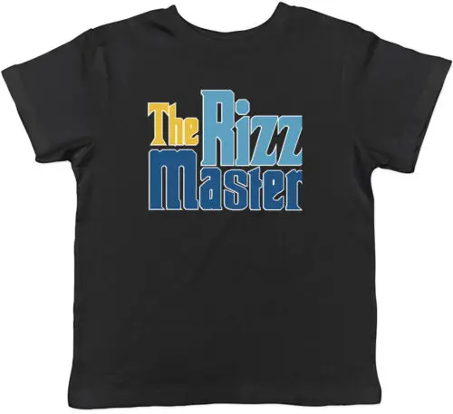 Rizz Master Kids tričko Charisma Charisma Charm Childrens Boys Girls Gift