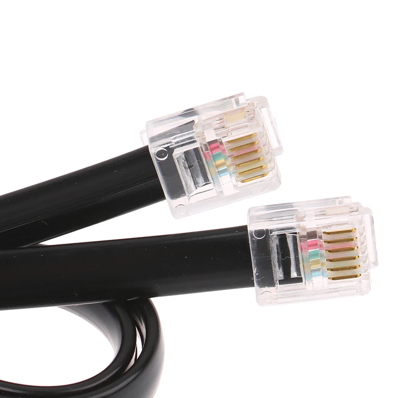 RJ12 6P6C ST-4 ST4 Autoguide kábel pre kameru pre automatický sprievodca IOPTRON IEQ30 IEQ45 Kabel Crystal Head Telefón Plošný drôt prepojky