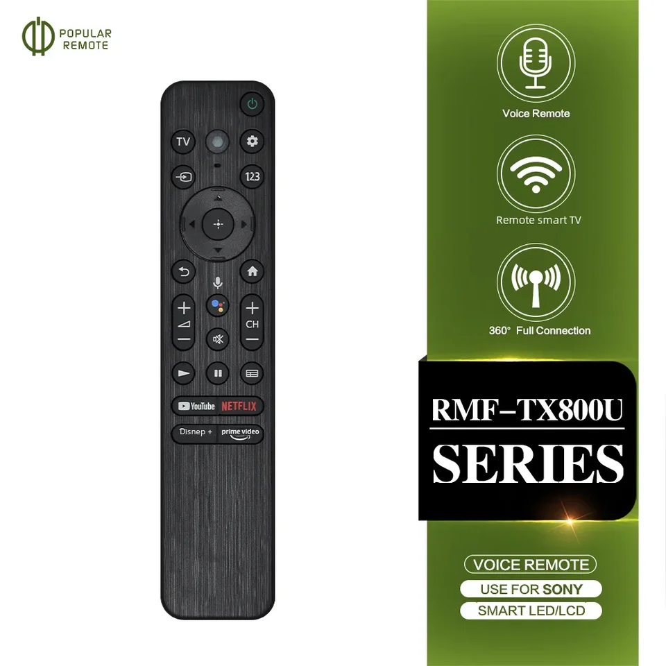 RMF-TX800U TV diaľkové ovládanie nahradenie pre Sony Smart Voice Remoto pre inteligentné televízory Sony A80K X80K X95K X90K X85K Series Series Series Series