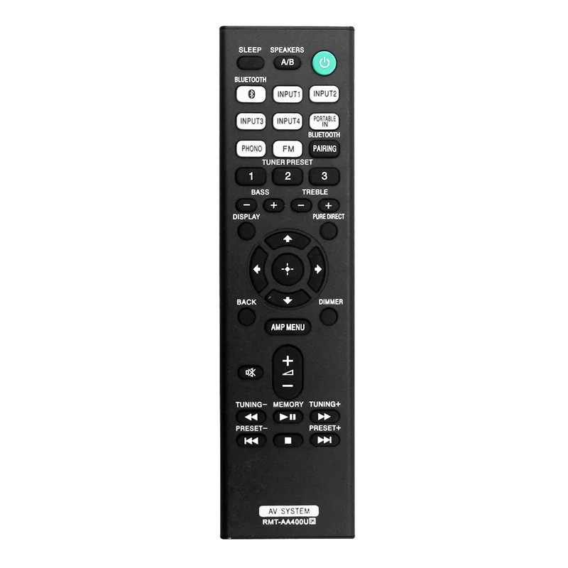 RMT-AA400U Diaľkové ovládacie prvky Vymeňte pre Sony Stereo prijímač STR-DH190 STRDH190 diaľkové ovládanie