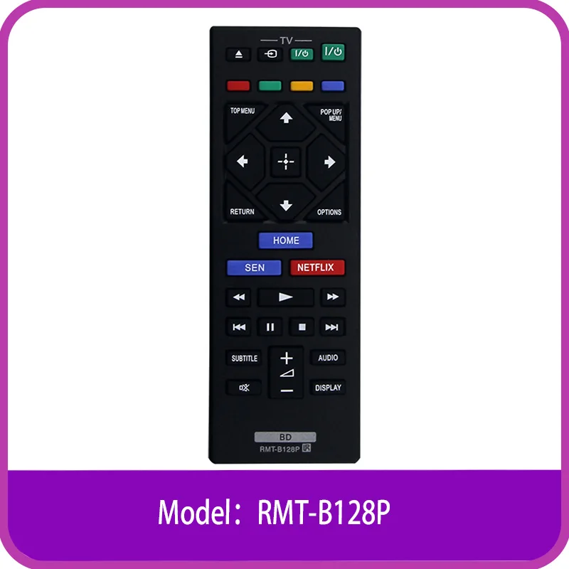 RMT-B128P Náhradné diaľkové ovládanie pre DVD prehrávač DVD Sony Blu-ray
