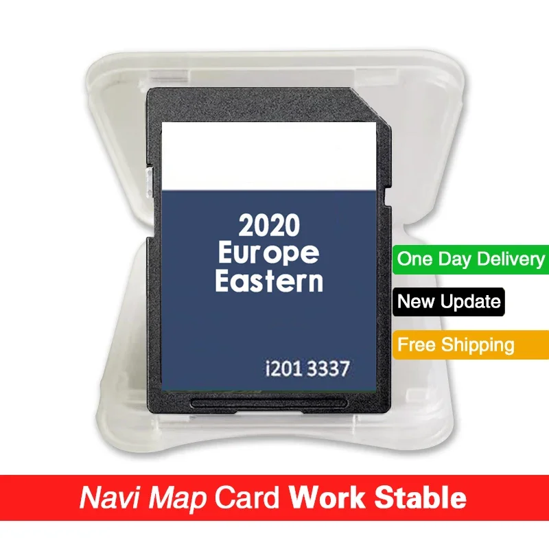 RNS310 East Europe UK SD mapa navigačná karta SAT NAV V12 Rýchle preprava s nálepkou proti hmle