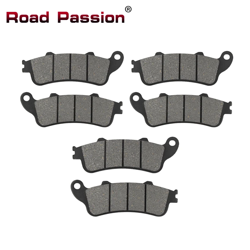 Road Passion Motorcycle Motorcycle predné zadné brzdové doštičky pre Honda VFR800 Interceptor CBR1100 XX CBR1100XX ST1100 ST1300 GL1800 Goldwing