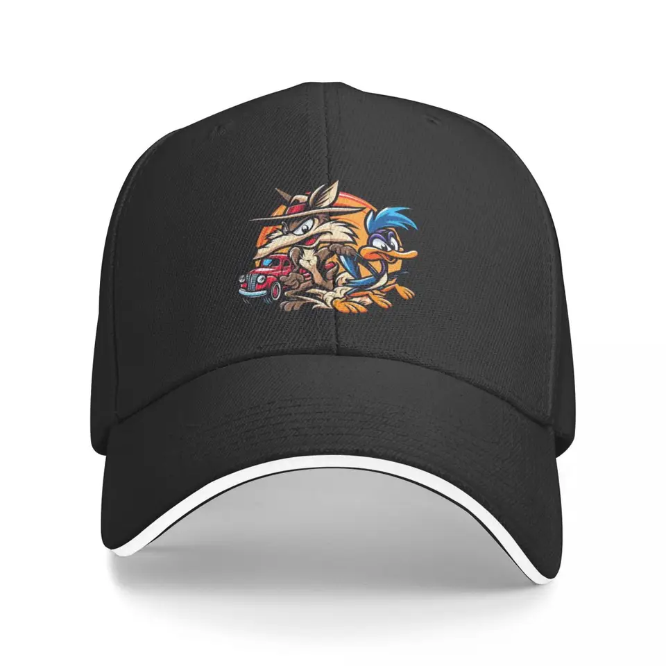 Road Runner a Coyote Baseball Cap Trucker Hat Anime Hat Dámsky 2025 pánsky