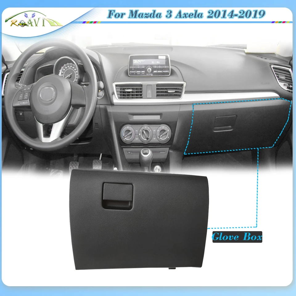 Roavia vnútorný úložný box panela rukavice kmeňa Trunk Cover Truncase Plate Plate pre Mazda 3 Axela 2014-2019
