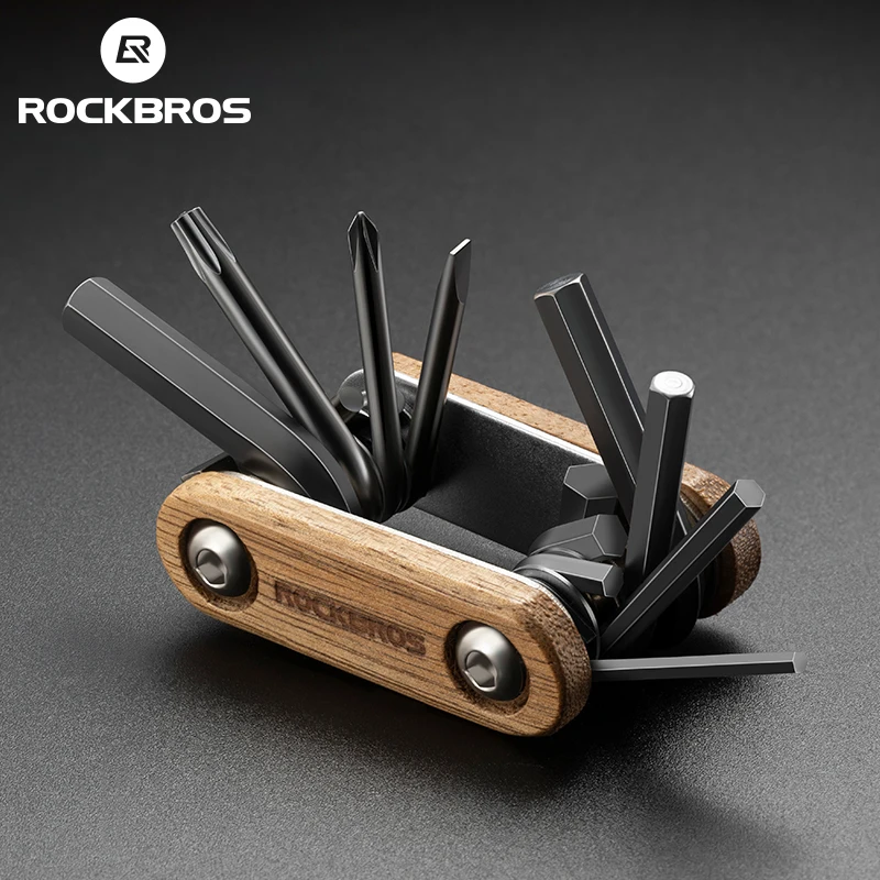 Rockbros 8 in 1 Oprava bicyklov prenosný bicykel Bicykel Screwdriver Opravy cyklistické