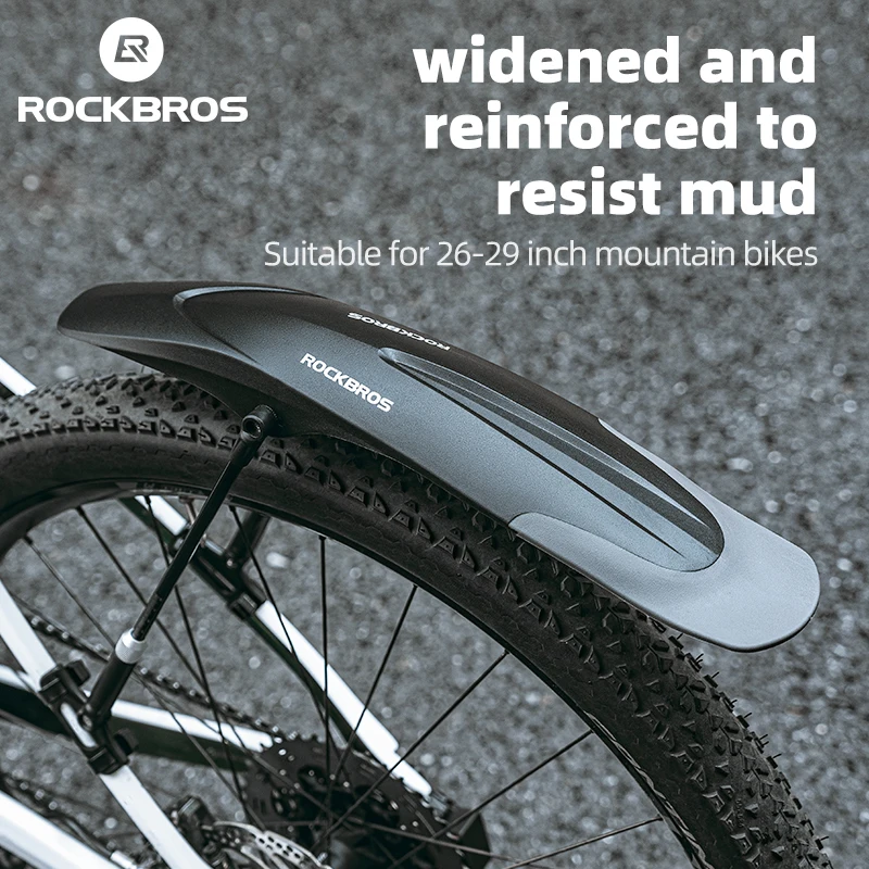 Rockbros Mountain Bike Mudguard rozširuje rýchle vydanie 26-29 palcov Trvalá lnovatívna inštalácia Fender Bicycle Accessary