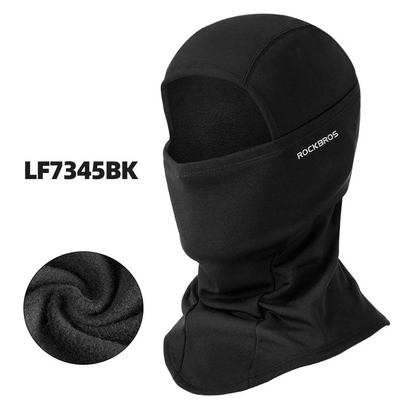 Rockbros plná tvárová maska ​​Teplá zimná šál Balaclava prilba prilby Rybárske lyžovanie turistická bicykel