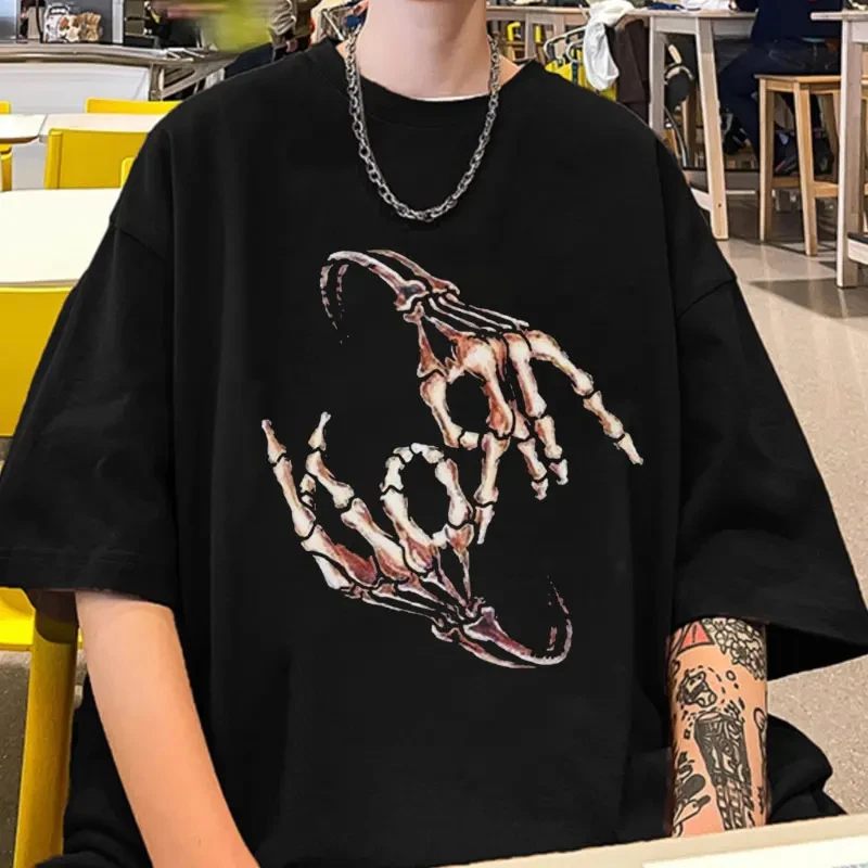 Rocková kapela Korn Tour Tirk Men Dámske letné módne voľné voľné tričko s krátkym rukávom Vintage gotické tričko Y2K Streetwear Tops