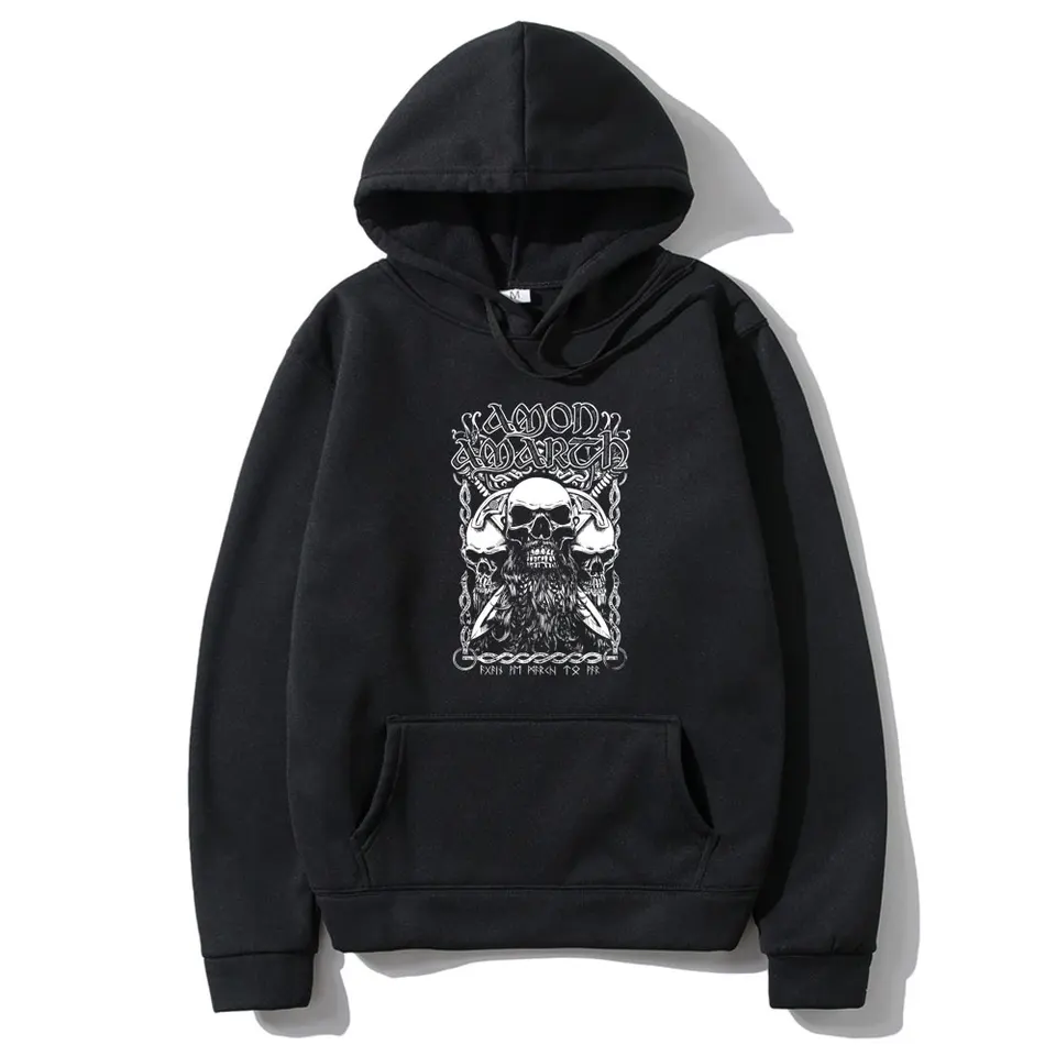 Rocková skupina Amon Amarth Hoodie Jomsviking Album Tracksuit Twilight of Thunder God Hoodies Men Vintage Metal Nadixed Pullover