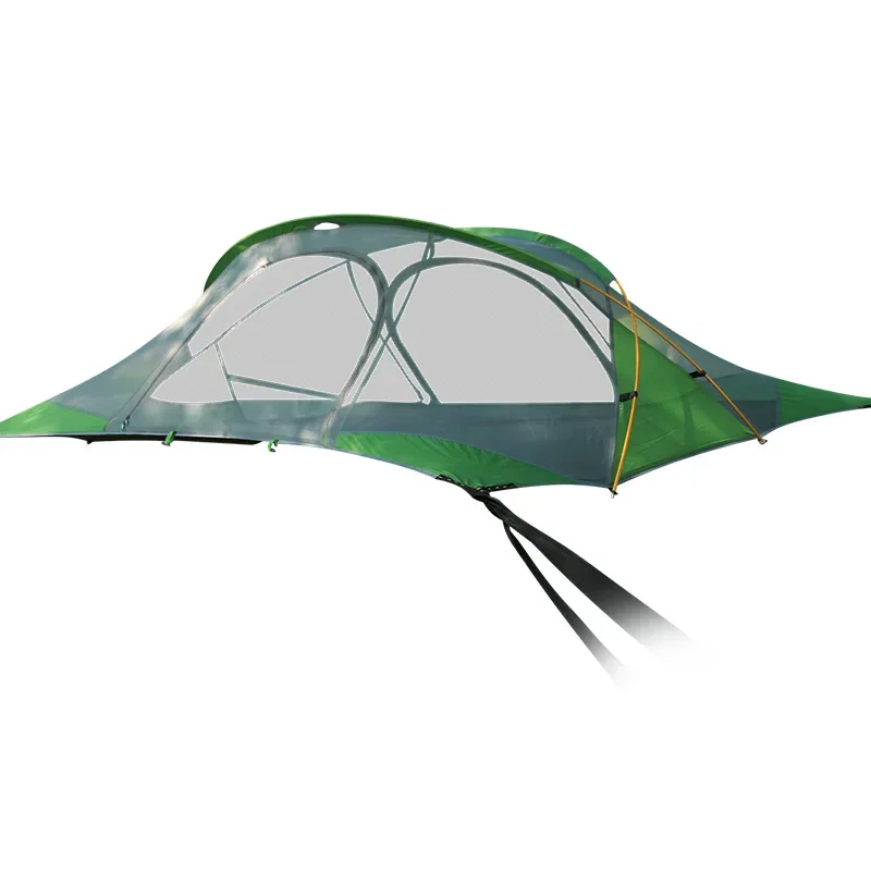 Rodinná hojdacia hojdacia sieť Trojuholníka Tree stan Rodina Cestovanie Camping Fishing Self-Driving Tour extra veľká hojdacia sieť nepremokavá