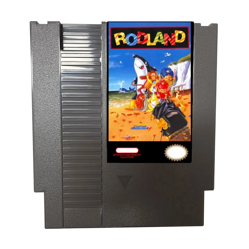 Rodland-game kazeta pre konzolu NES 72 PINS 8bit Single Card