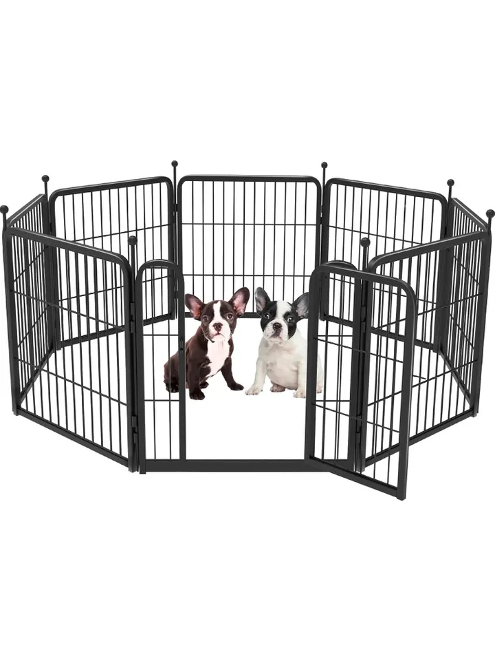 Rollick Dog Playpen pre vnútorné, dvorky, kemping RV, 24 palcov 8 panelov pre šteniatko a malých psov.