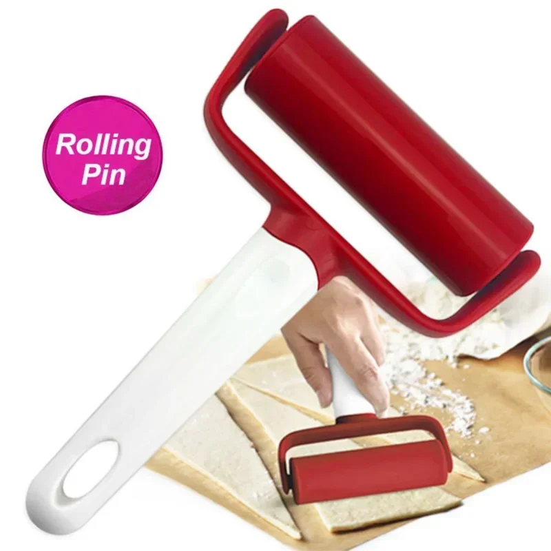 Rolling Pin Pastry Pizza Fondant Bakers Plastové plastové koláčiky Coen Rolling Pin Kuchynský riad DIY kuchyňa