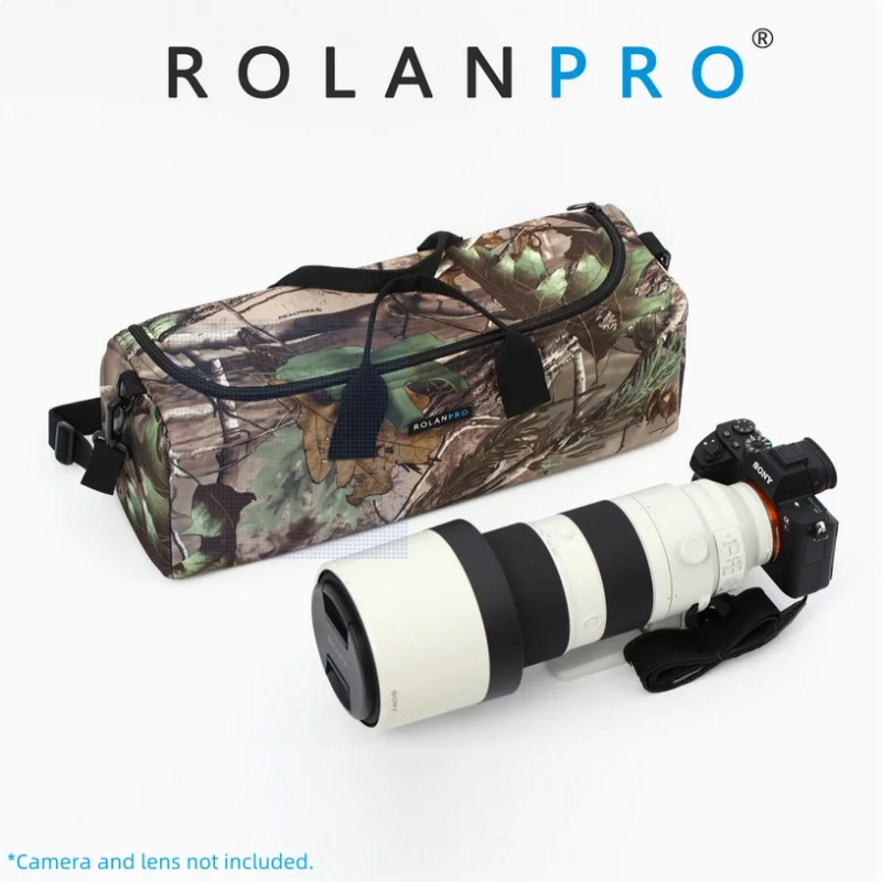 ROLONPRO DOPRAVA TAPH COMOANA COMOANA COMOANA RUCKALICKÝ SKLADOVANIE pre Nikon Z180-600, CANON RF 200-800, SONY 200-600MM SLR objektív