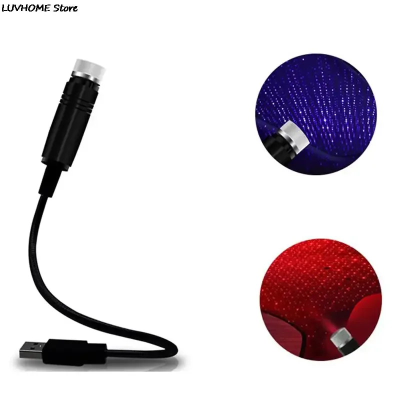 Romantické LED hviezdne Sky Night Light 5V USB Power Galaxy Star Projector Lamp
