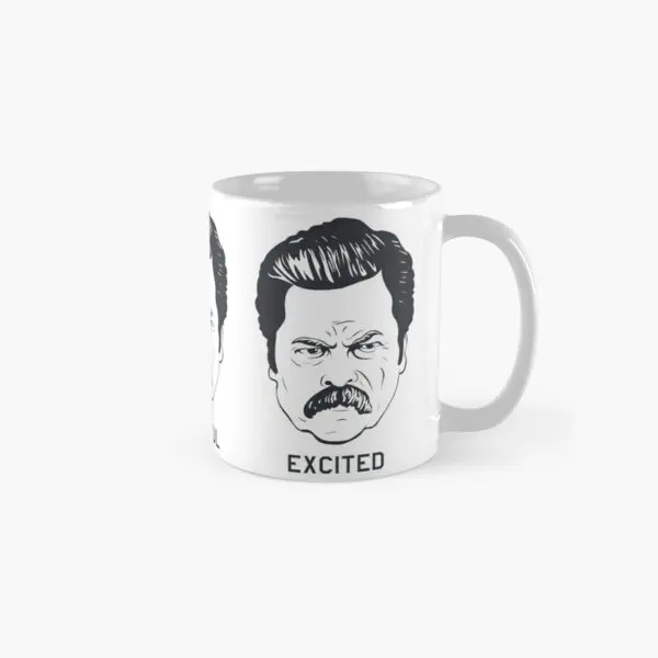 Ron Swanson Emotions Parks a rekreatio hrnček na dizajn fotie