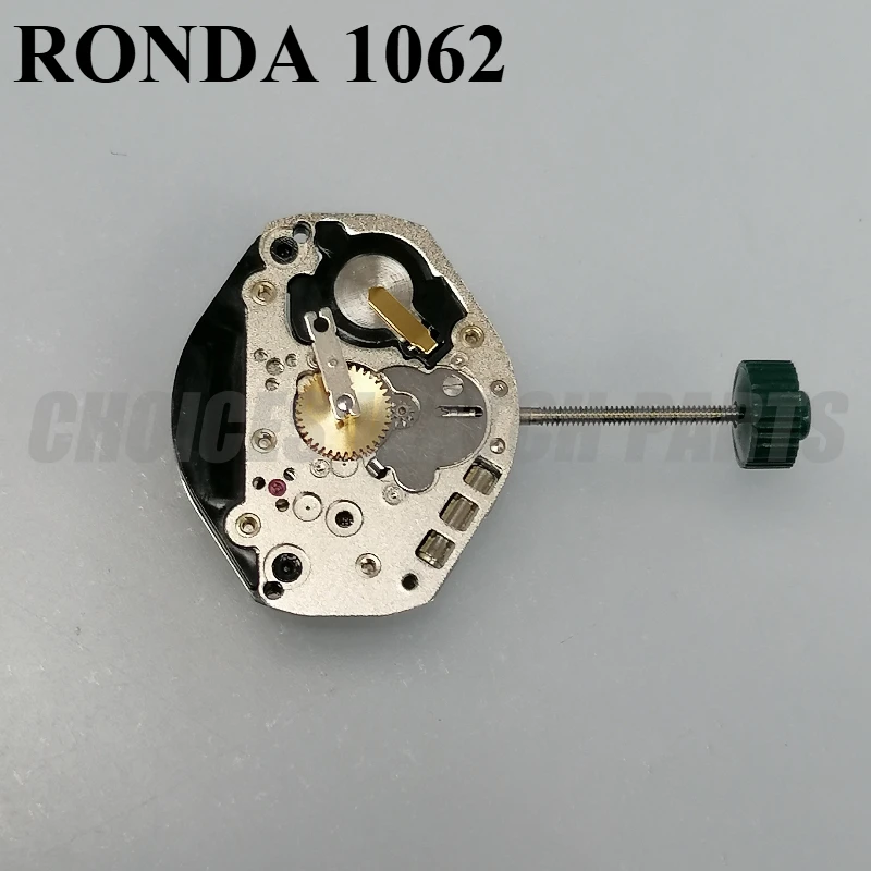 RONDA 1062 Pohyb Nový originálny 1062 Quartz MOUNTION WATCH ČASŤ