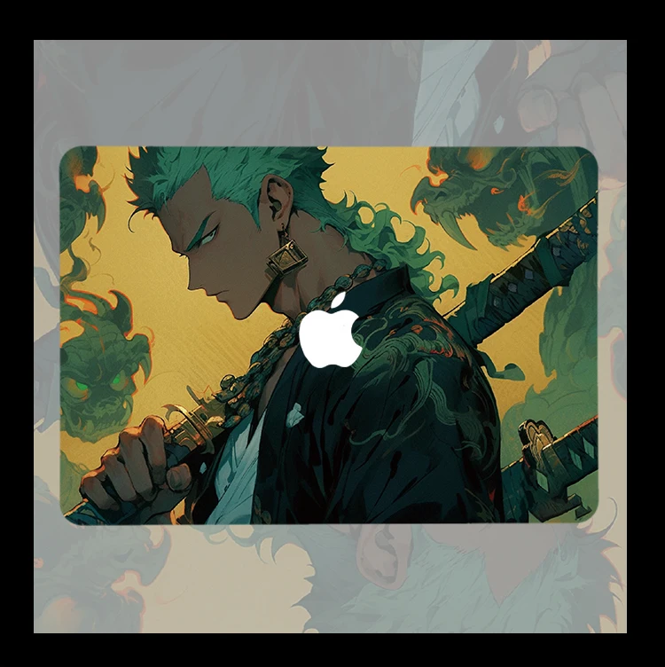 Roronoa Zoro Anime One Case A2681 pre Apple MacBook Air M2 Pro 13 14 16 Mac tvrdá sietnica sietnice A2681 A2337 A2338 Púzdra o notebooku