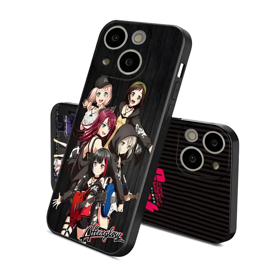 Roselia Bang Dream Anime Pase pre 15 Pro Max pre Apple iPhone 14 13 14 12 Mini 11 xr x xs Pro Max 8 7 Plus zadný kryt