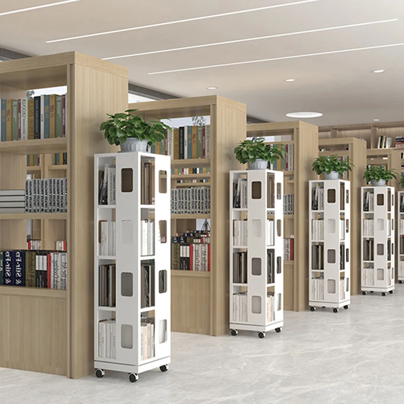 Rotačná obývacia izba Knižnica Simple Locker Študent Odnímateľná knižnica Knižovacia skrinka Deti estante para livros moderný nábytok