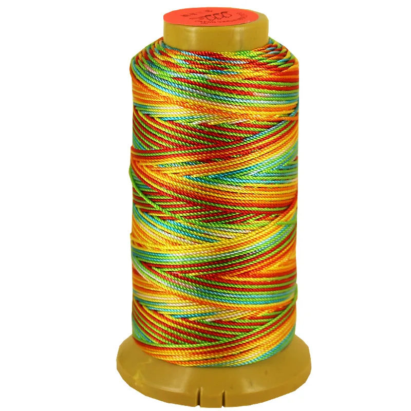 Round voskované polyesterové vlákno potiahnuté reťazce pre náramok, DIY príslušenstvo, kožené remeslo, šitie, 0,2-1,0 mm