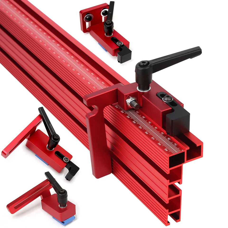Routerový stolový plot hliníkový viacstračný stôl TRACK SALL FILOP OFOR WOODWORKING T-SLOT MITER KONKET TRACK A STOPPE