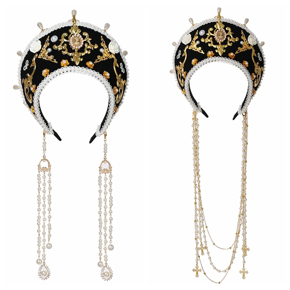 Royal Renaissance Tudor Crown Cherak Ženy Stredovek