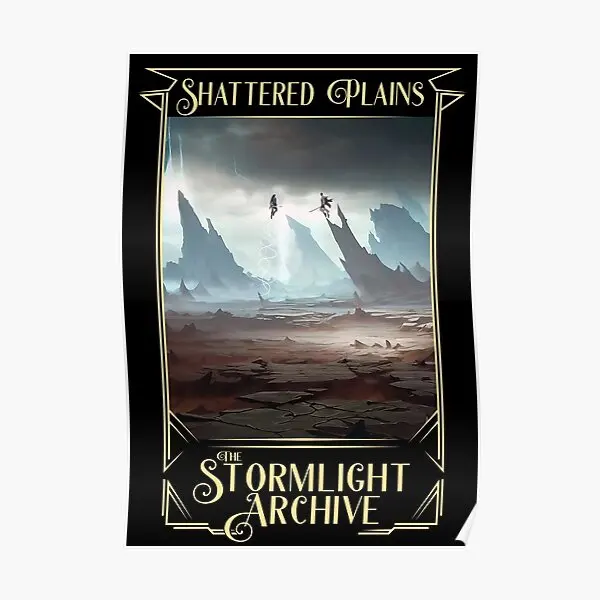 Rozbité planiny Stormlight Archív plagát maľba maľba domov nástenná maľba