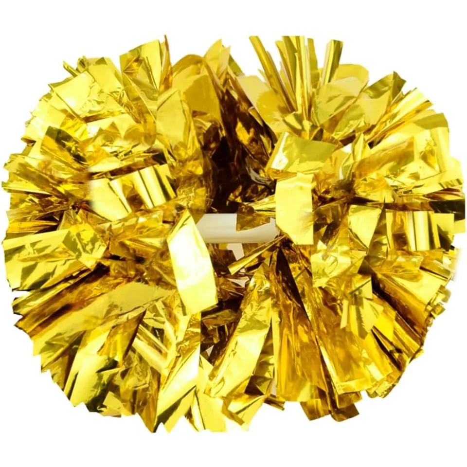 Roztlieskavačka pompom s obuškom rukoväte pre tímový duch, šport, tanec, roztlieskavačky, deti, dospelí