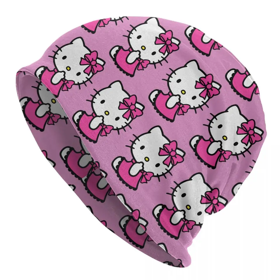 Roztomilá kapota homme jesenná jarná tenká klobúk Hello Kitty lebky čiapky pre mužov