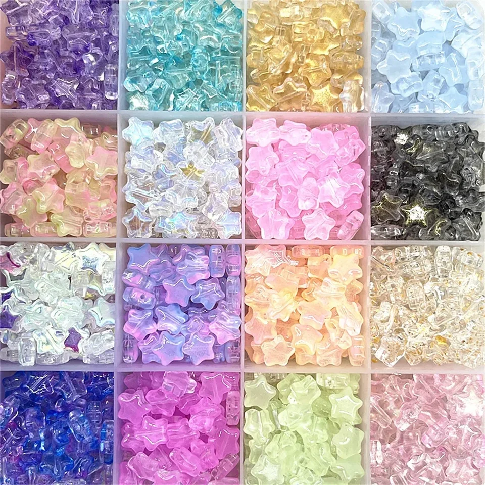 Roztomilé 30ks 8 mm päťbody-bodové hviezda Matt Glass Práľové korálky šperky šperky výroby náramkov DIY ručné náramky Dievčatá