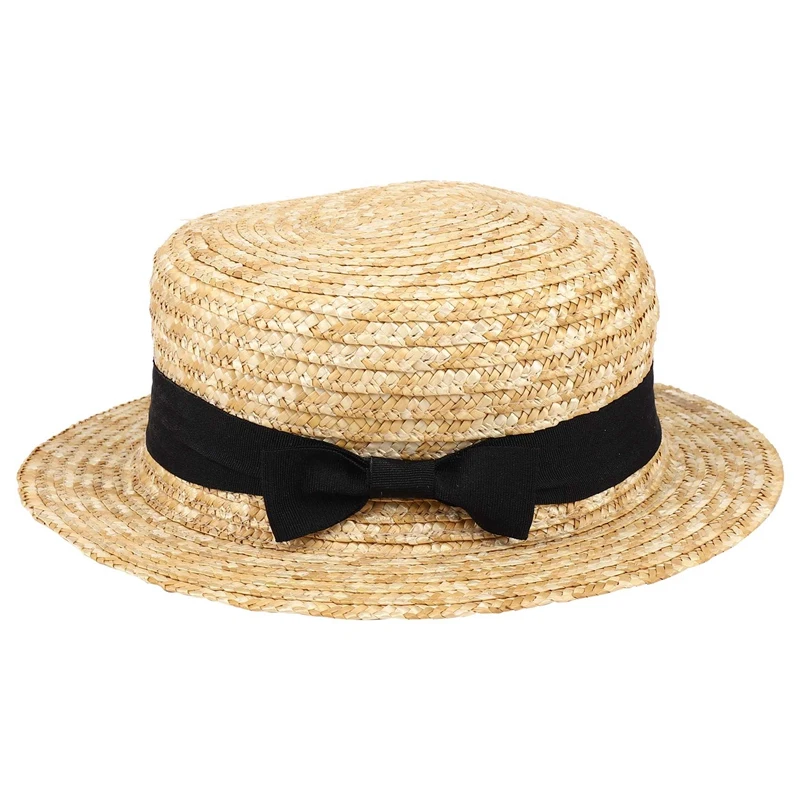 Roztomilé dievčatá Slaw klobúk Bowknot Sun Hat Kids Deti veľké brim pláž letná pláž pláž pláž