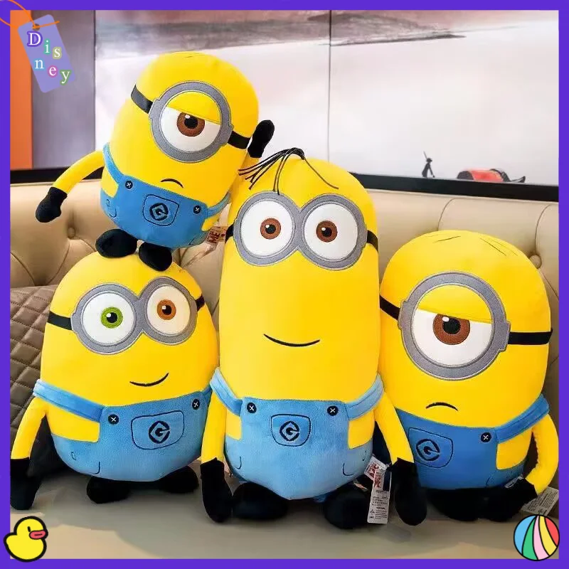 Roztomilé karikatúry Minions plyšové vankúše Doll Hračky plnené hračky kawaii mäkké podložky pohovky dekorácie deti vianočné narodeniny darčeky