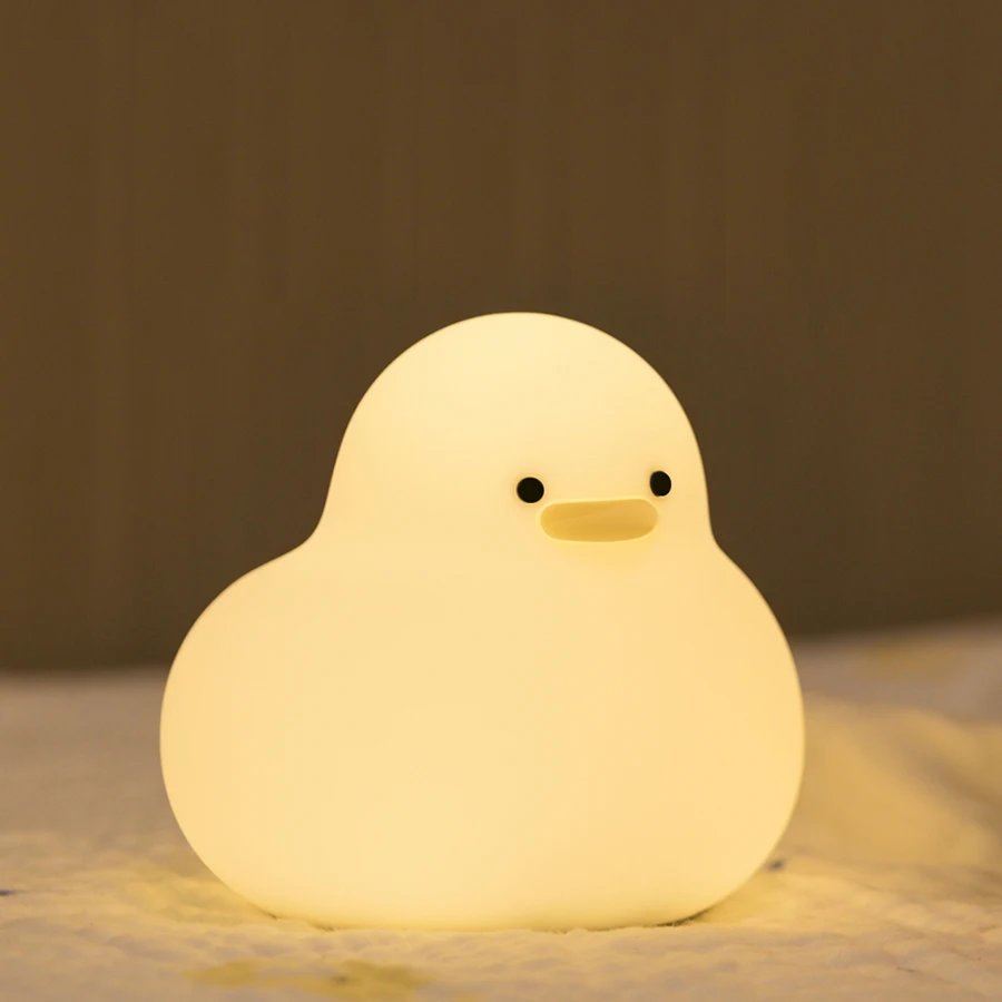 Roztomilé kačacie svetlo Soft silikónové svetlo USB nabíjanie zábavná lampa môže byť darčekom pre domácnosť alebo darček k narodeninám