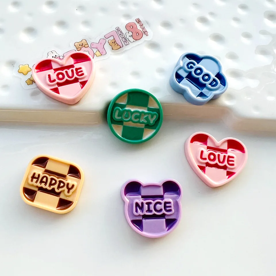 Roztomilé ploché zadné živice cabocons scrapbooking DIY šperky remeselnícke doplnky 10ks -l97