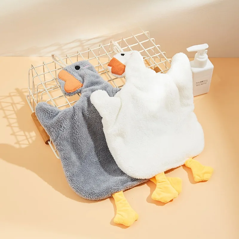 Roztomilé ručné uteráky kačica zavesenie uterák kuchyňa Kúpeľňa husa kúpeľ