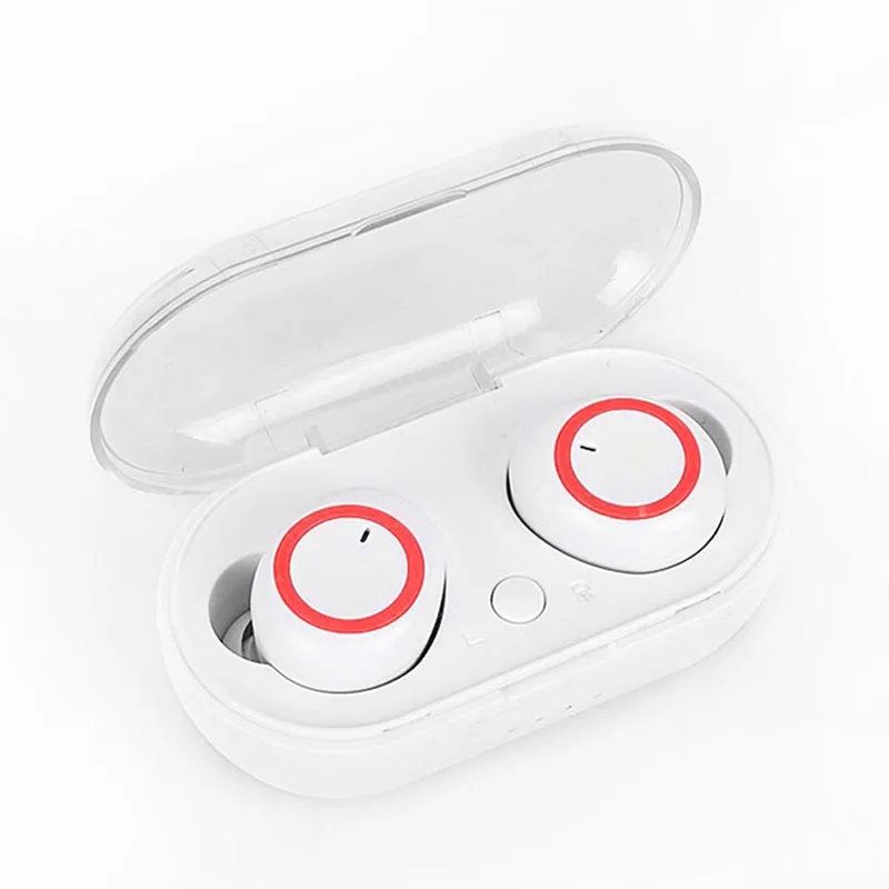 Roztomilé slúchadlá Y50 TWS Bluetooth Wireless pre smartfón TWS TWS Wireless slúchadlá slúchadlá stereofónne herné náhlavné súpravy s nabíjacím boxom